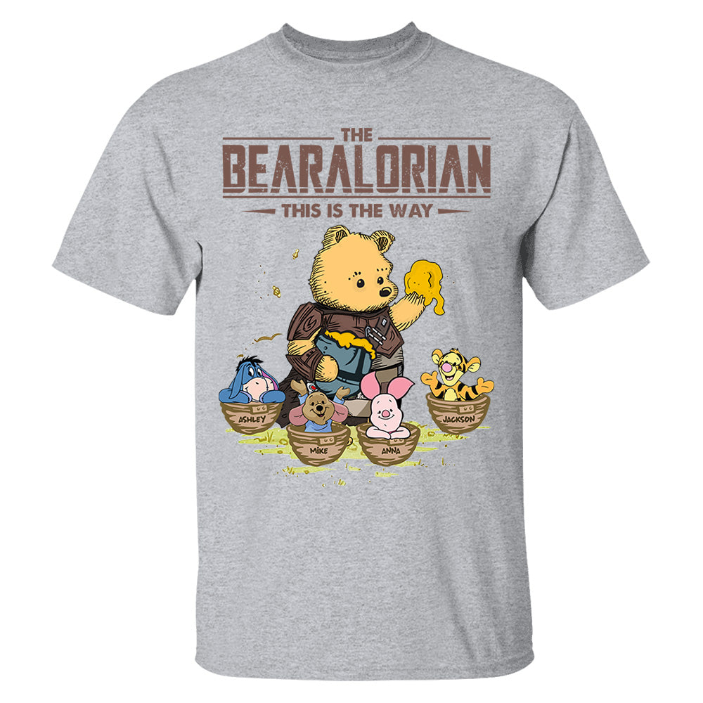 The Mama Bearalorian This Is The Way - Personalized Shirt For Mom Custom Nickname With Kids Gift