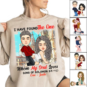 I Have Found The One Whom My Soul Loves Song Of Solomon 3:4 - Personalized Shirt For Couple