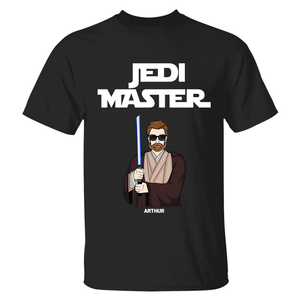 Jedi Master & Young Pandawan Personalized Matching Shirt - Father's Day Gift For New Dad