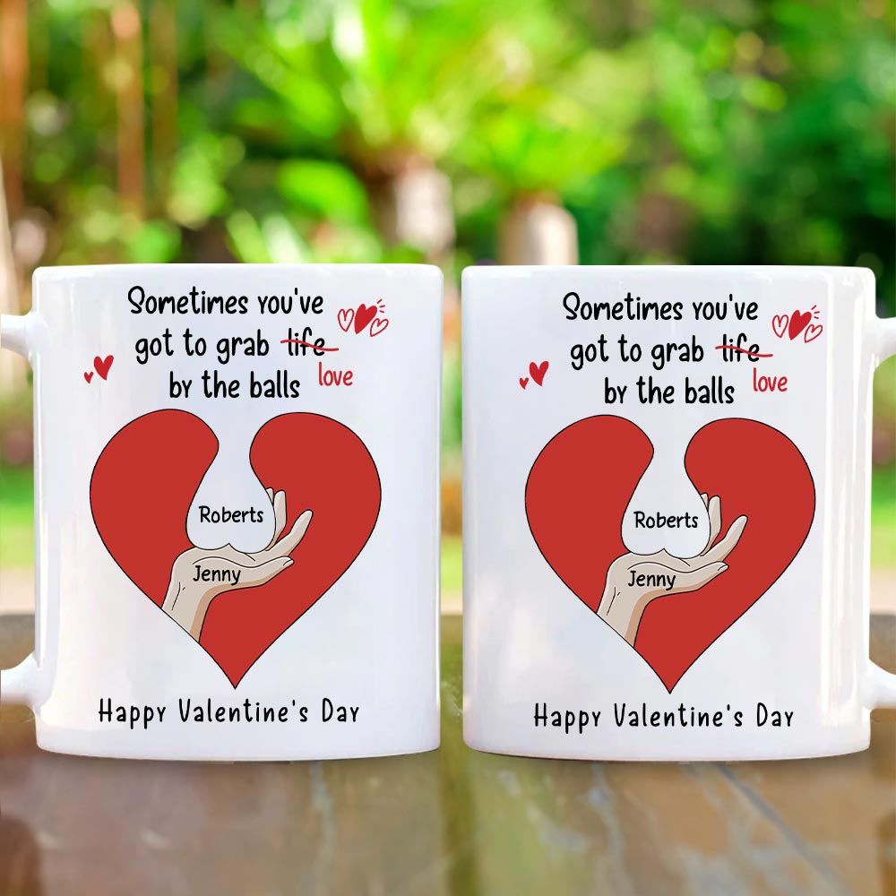 Funny Valentines Day Mug - Funny Naughty Gifts For Couples - Personalized Mug Tu20