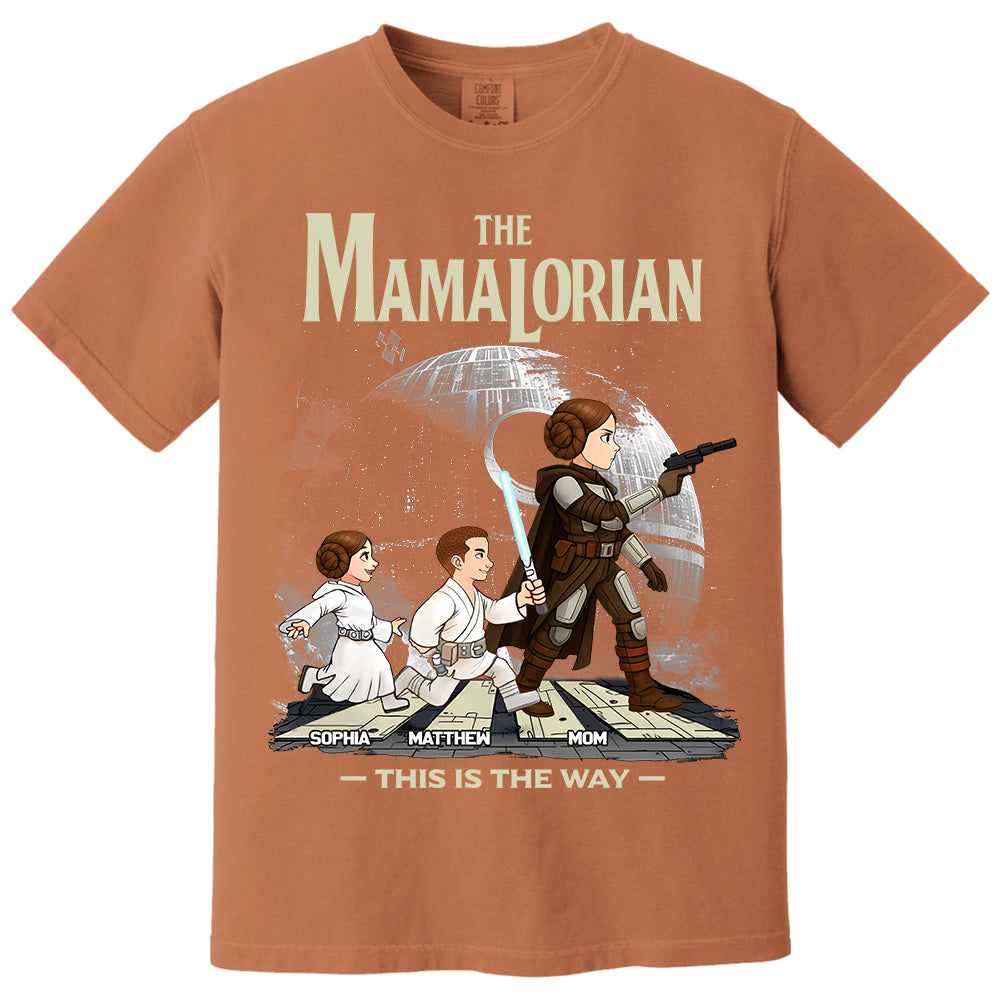 The Mamalorian This Is The Way - Personalized Shirt For Mom Do99