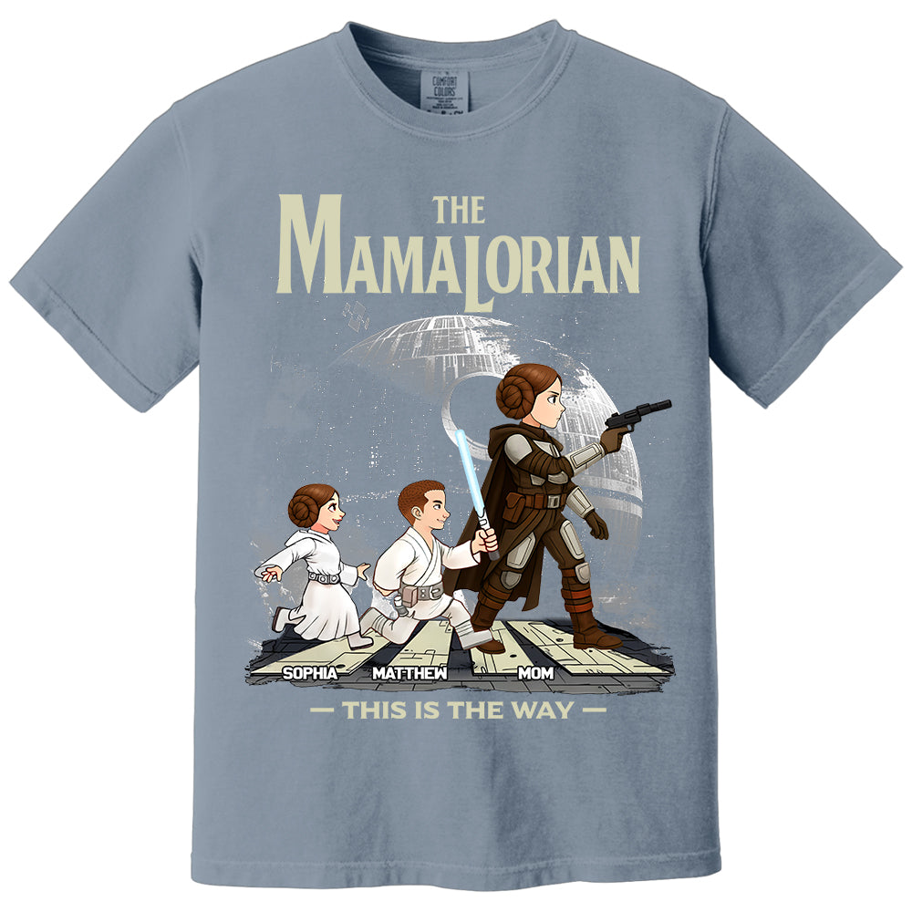The Mamalorian This Is The Way - Personalized Shirt For Mom Do99
