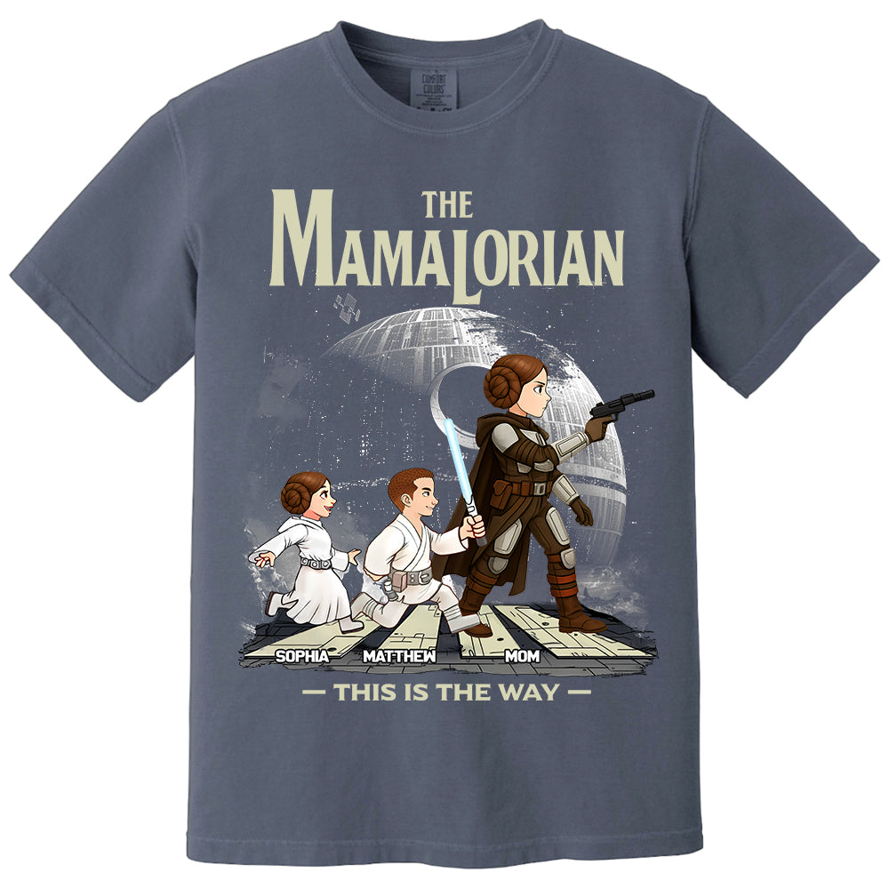 The Mamalorian This Is The Way - Personalized Shirt For Mom Do99