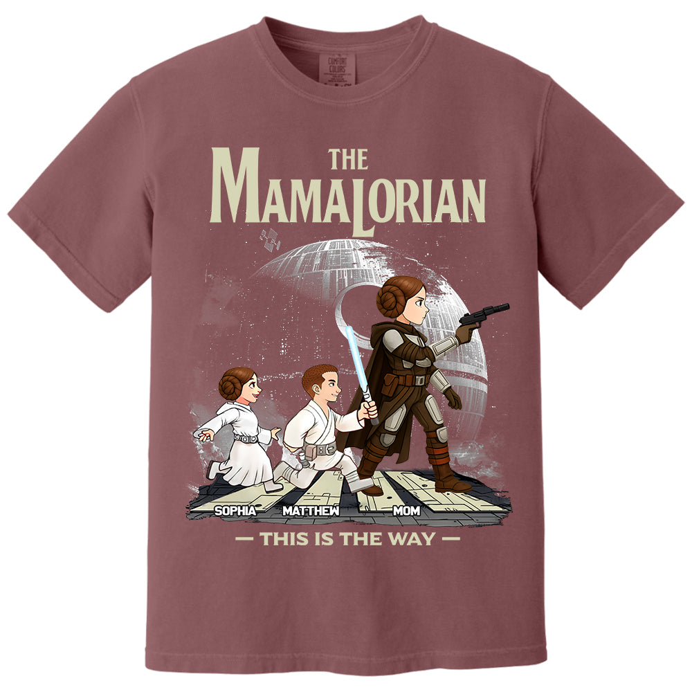 The Mamalorian This Is The Way - Personalized Shirt For Mom Do99