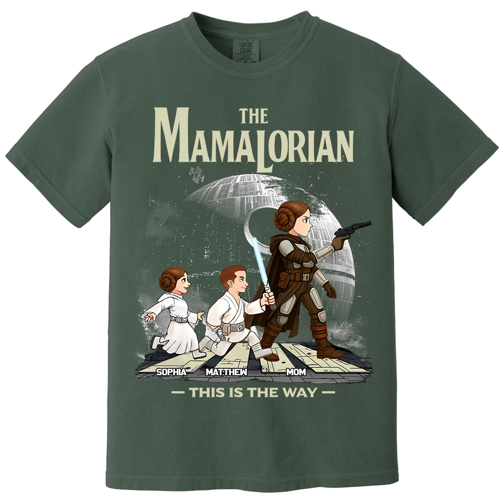 The Mamalorian This Is The Way - Personalized Shirt For Mom Do99
