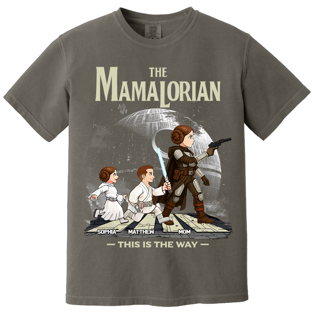 The Mamalorian This Is The Way - Personalized Shirt For Mom Do99