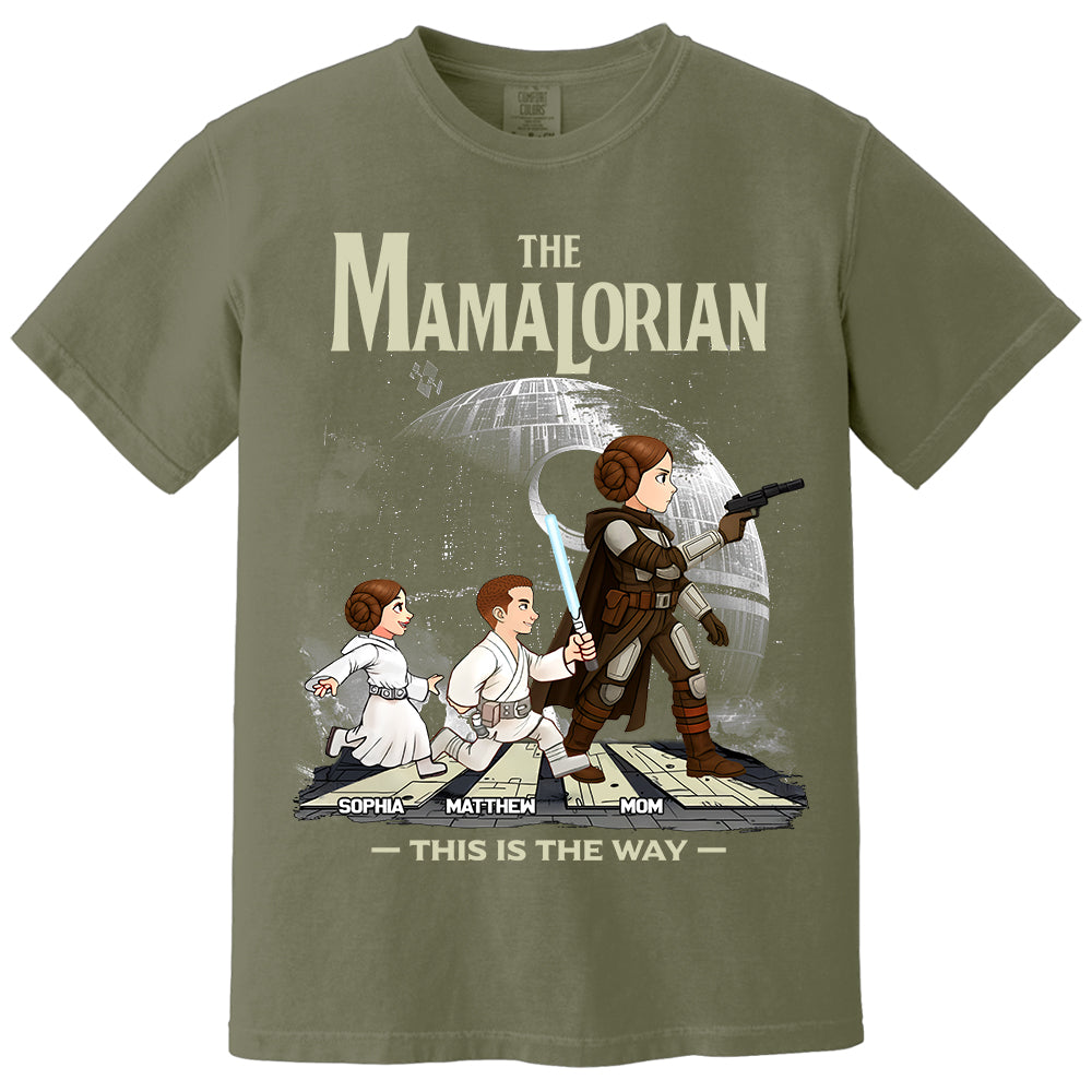 The Mamalorian This Is The Way - Personalized Shirt For Mom Do99