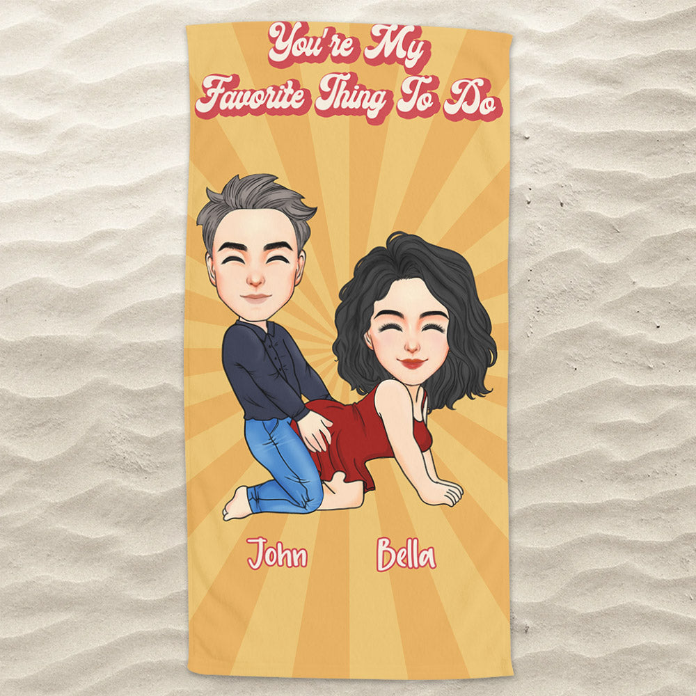 This Is Our Cuddling Towel Personalized Towel Gift For Couple Nh00