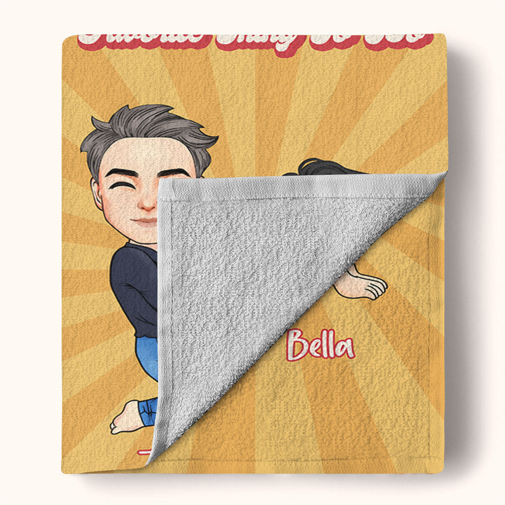 This Is Our Cuddling Towel Personalized Towel Gift For Couple Nh00