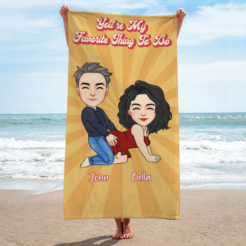 This Is Our Cuddling Towel Personalized Towel Gift For Couple Nh00