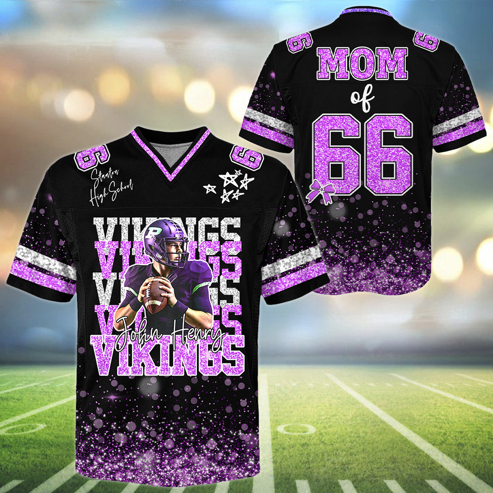Custom Photos Football Jersey For Football Lovers - Personalized All Over Print Shirt NA04  Hv01