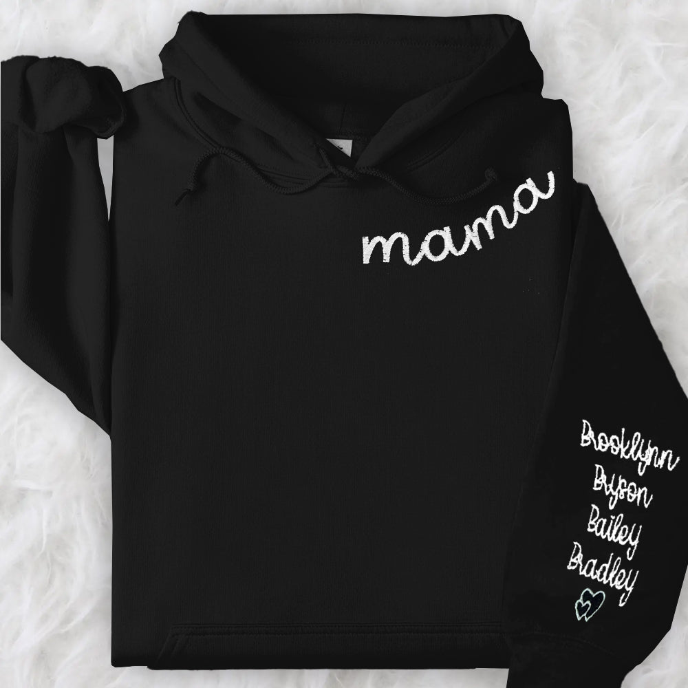 Custom Embroidered Stylish Mama Sweatshirt Customizable & Comfort Driven