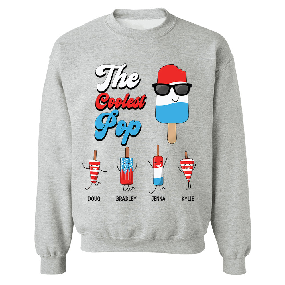 Custom The Coolest Pop 4th Of July T-Shirt