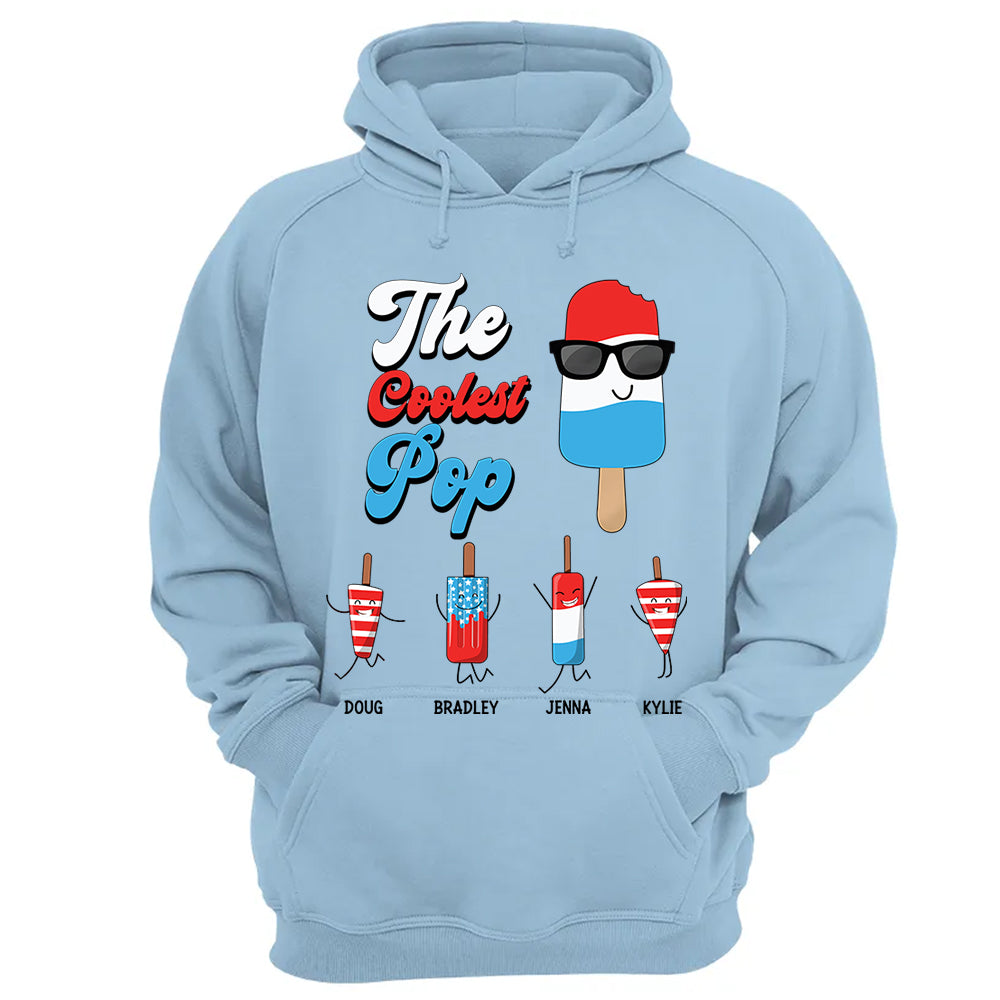 Custom The Coolest Pop 4th Of July T-Shirt
