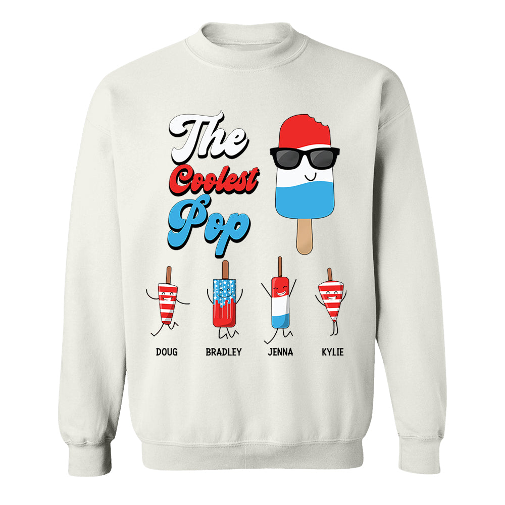 Custom The Coolest Pop 4th Of July T-Shirt