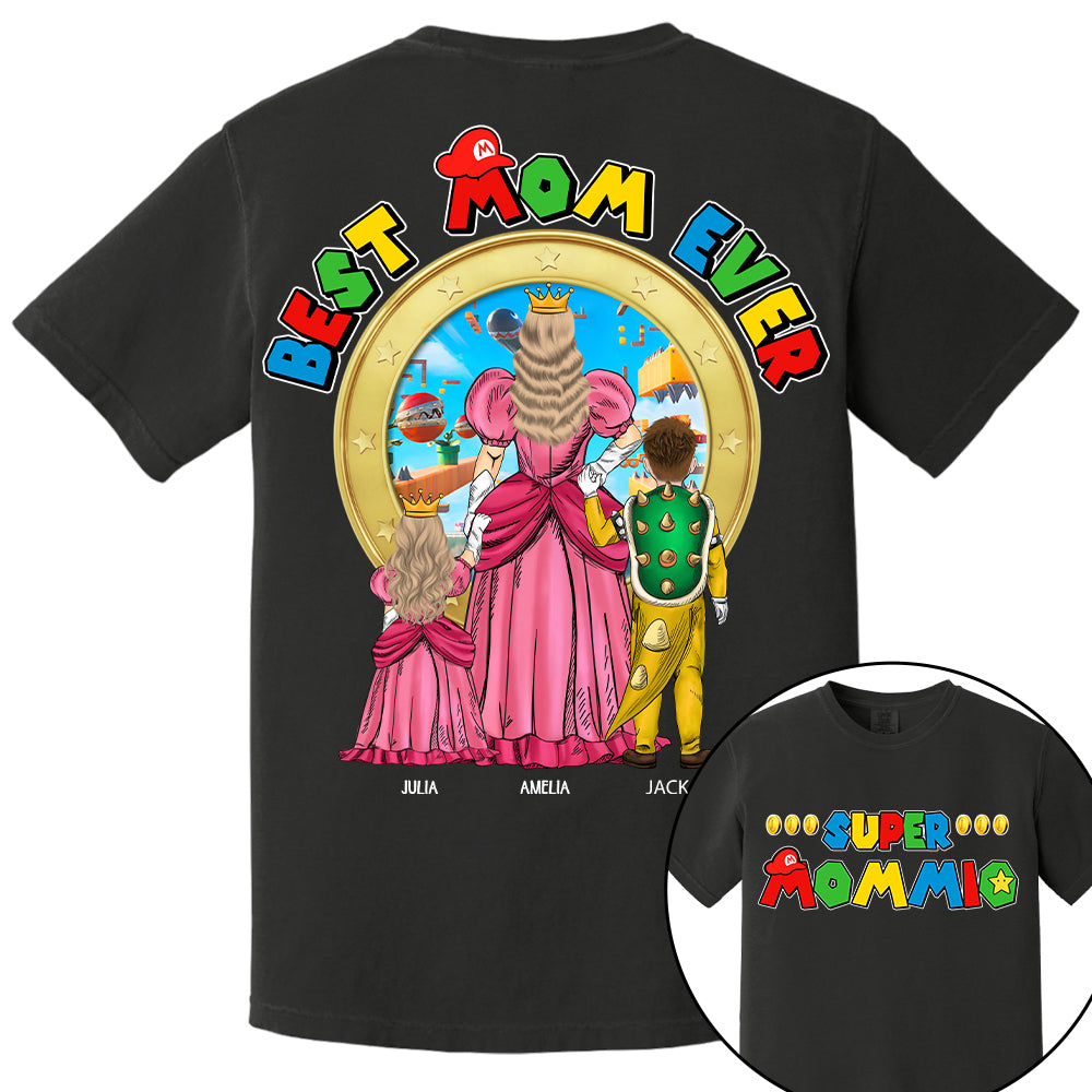 Super Mommio Best Mom Ever - Personalized Shirt Gift For Mom Hv01
