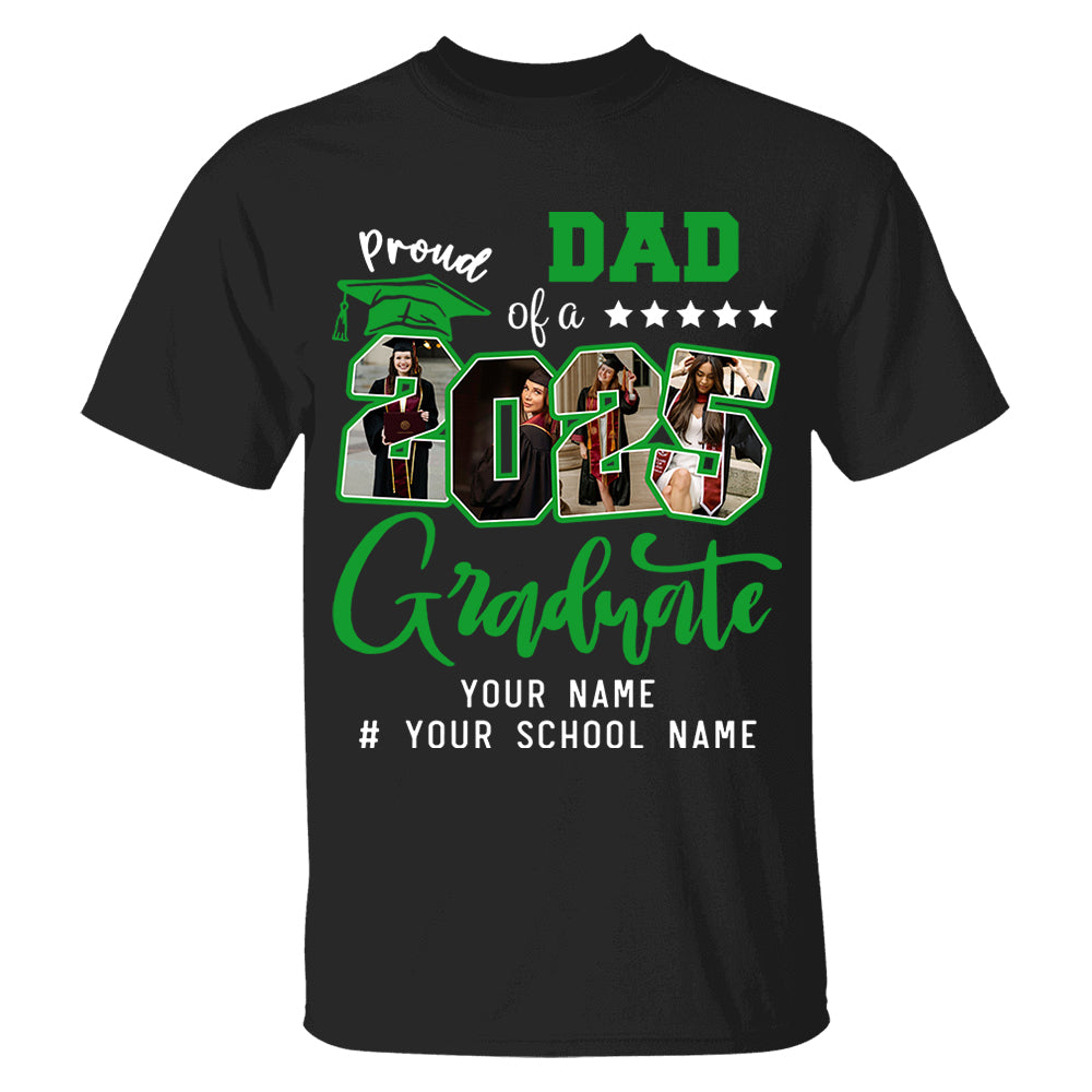Personalized Proud Family T-Shirt, Group 2025 Grad Tees, Graduation Squad Tee, Senior 2025, Graduate 2025 Shirt, Custom Graduate Gift, High School Graduate Tee