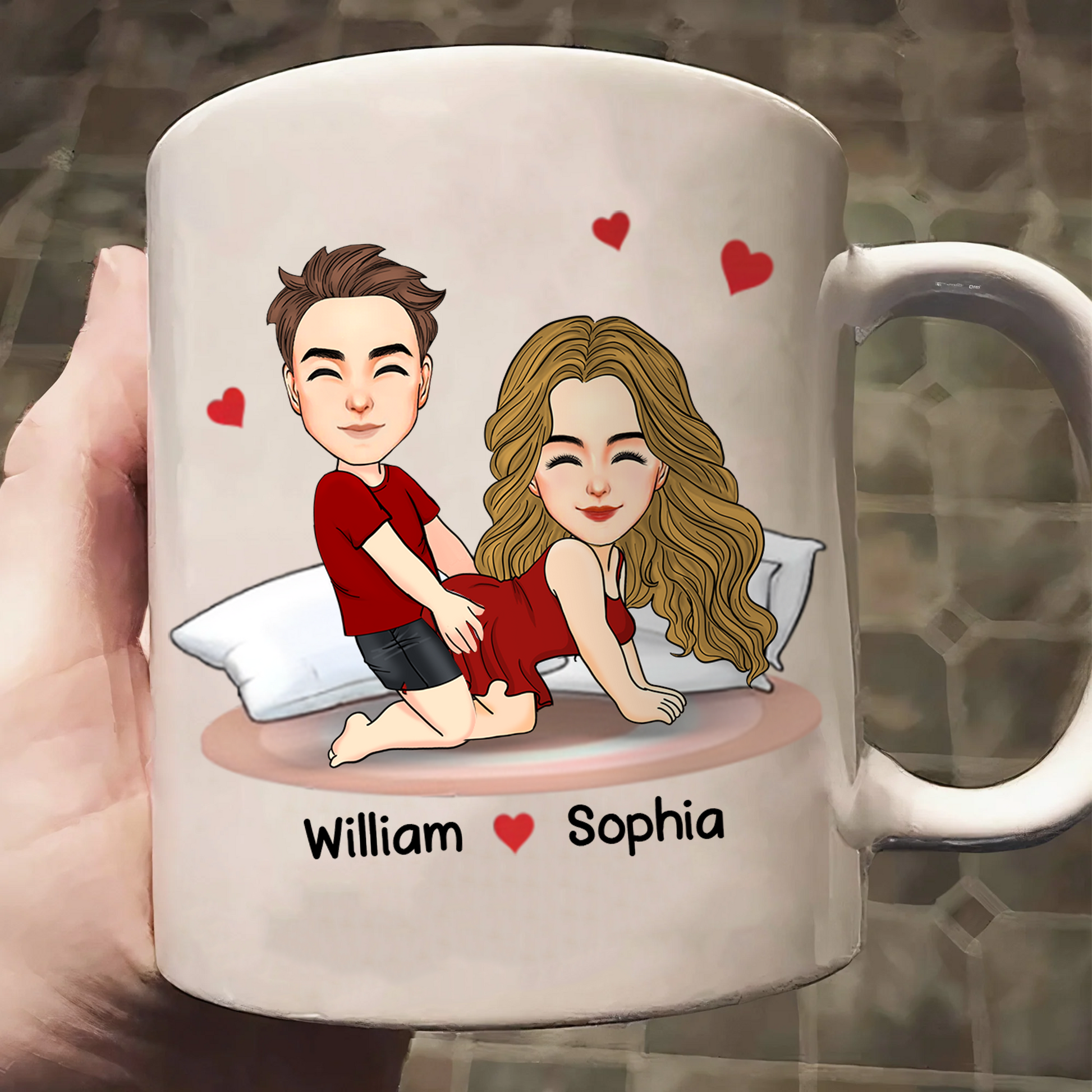 You Are My Favorite Thing To Do - Couple Personalized Custom Mug - Christmas Gift For Husband Wife, Anniversary Pa00