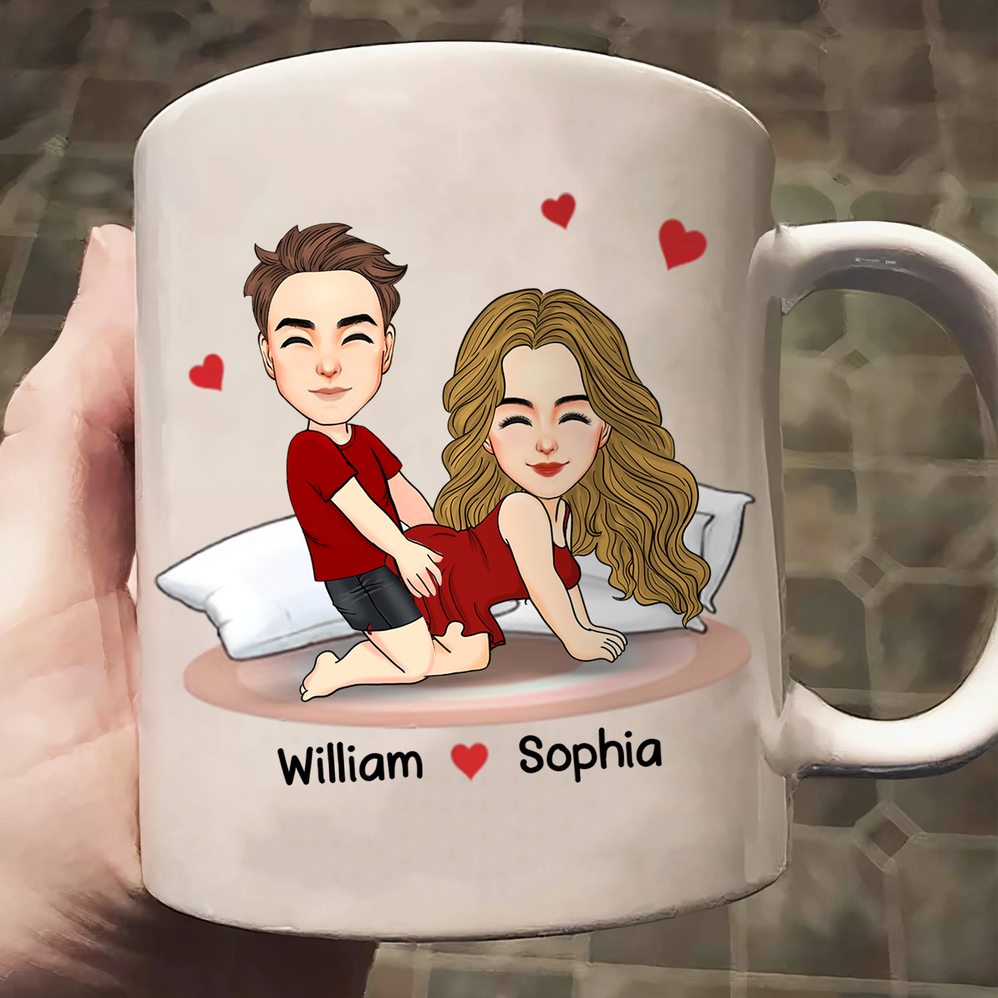 You Are My Favorite Thing To Do - Couple Personalized Custom Mug - Christmas Gift For Husband Wife, Anniversary Pa00