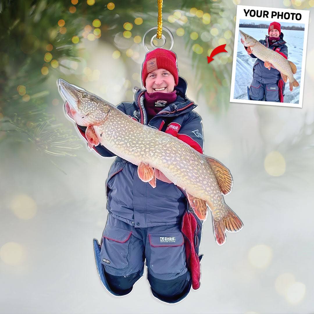 Customized Your Photo Ornament - Personalized Photo Mica Ornament - Christmas Gift For Family Members