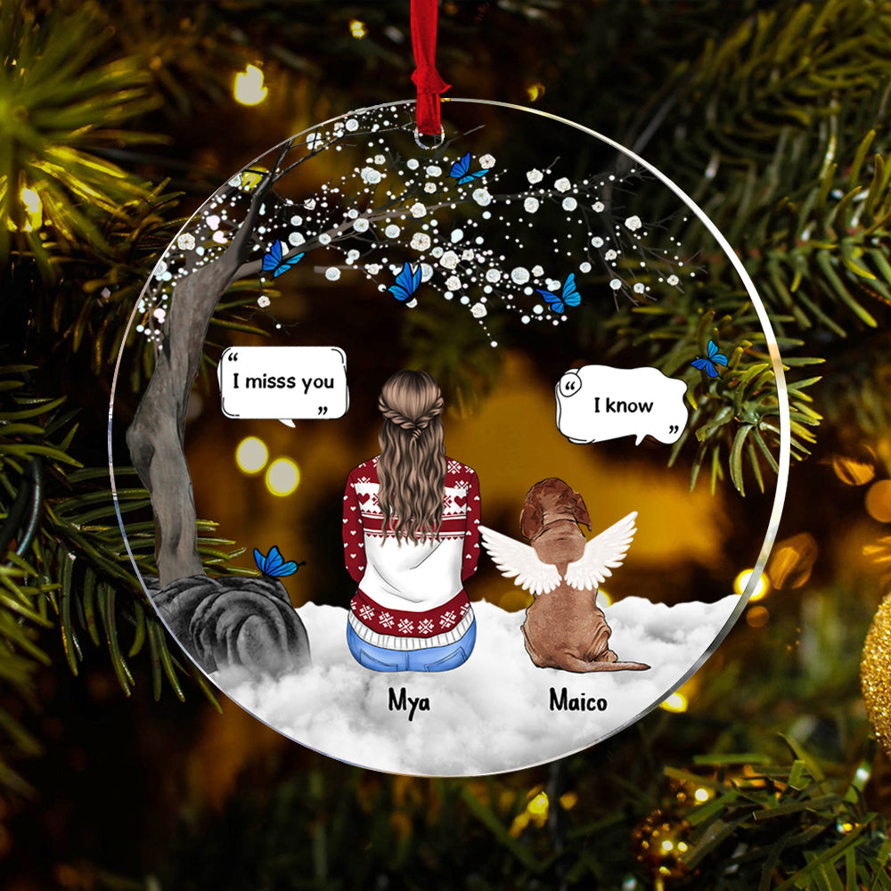 I Miss You - Memorial Gift For Pet Lovers, Dog Mom, Dog Dad, Cat Mom, Cat Dad