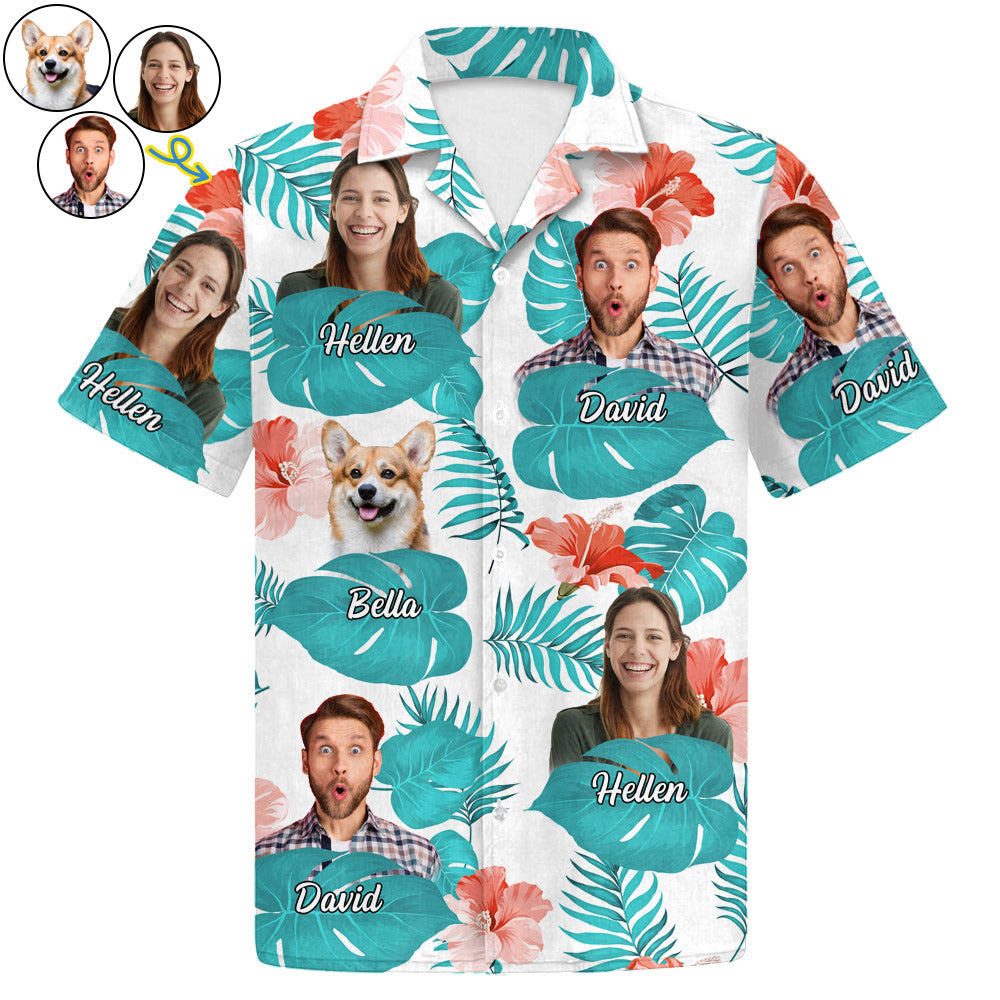 Custom Upload Photo Dog Hawaiian Shirt
