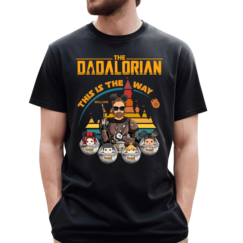 This Is The Way - Personalized Shirt For Dad Mom With Kids