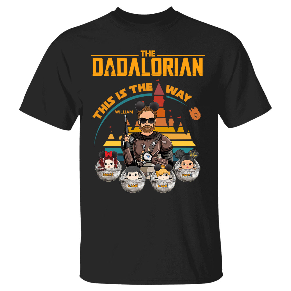 This Is The Way - Personalized Shirt For Dad Mom With Kids