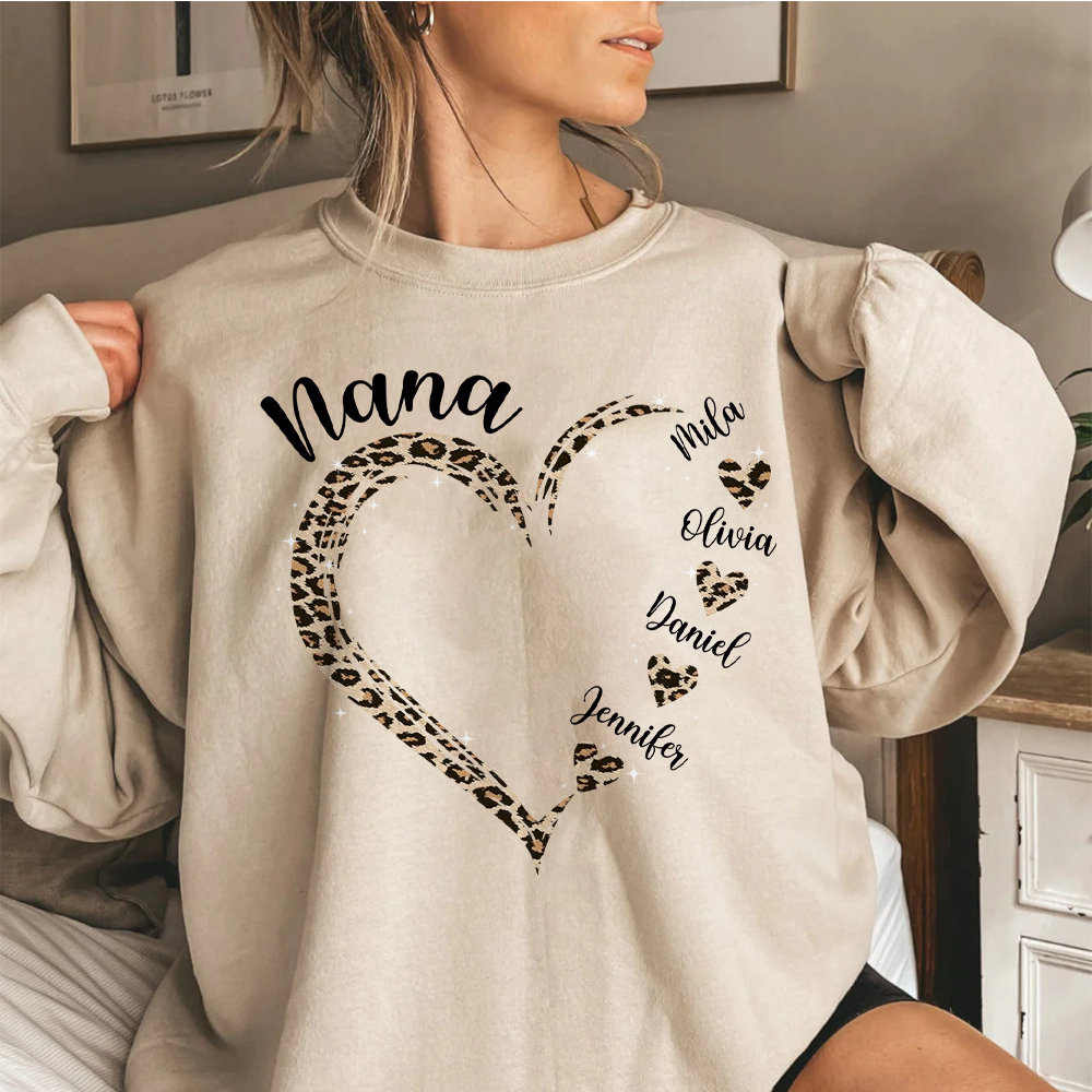 Grandma and Grandkids Hearts, Best Gift Birthday, New Mom Gift Shirt Vr6