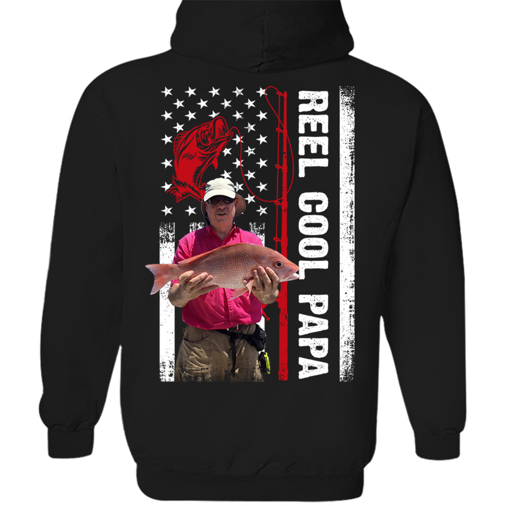 Reel Cool Papa Personalized Shirt Custom Photo And Nickname Gift For Father's Day K1702