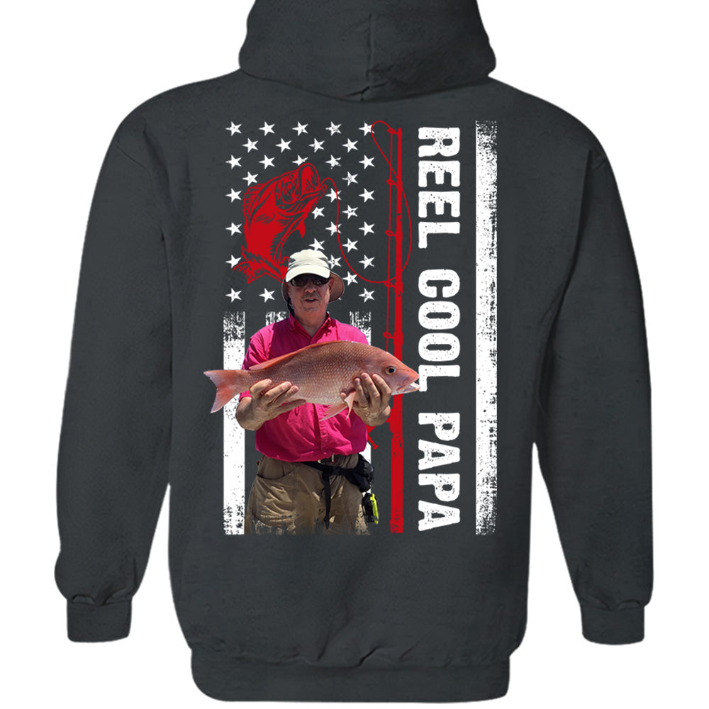 Reel Cool Papa Personalized Shirt Custom Photo And Nickname Gift For Father's Day K1702