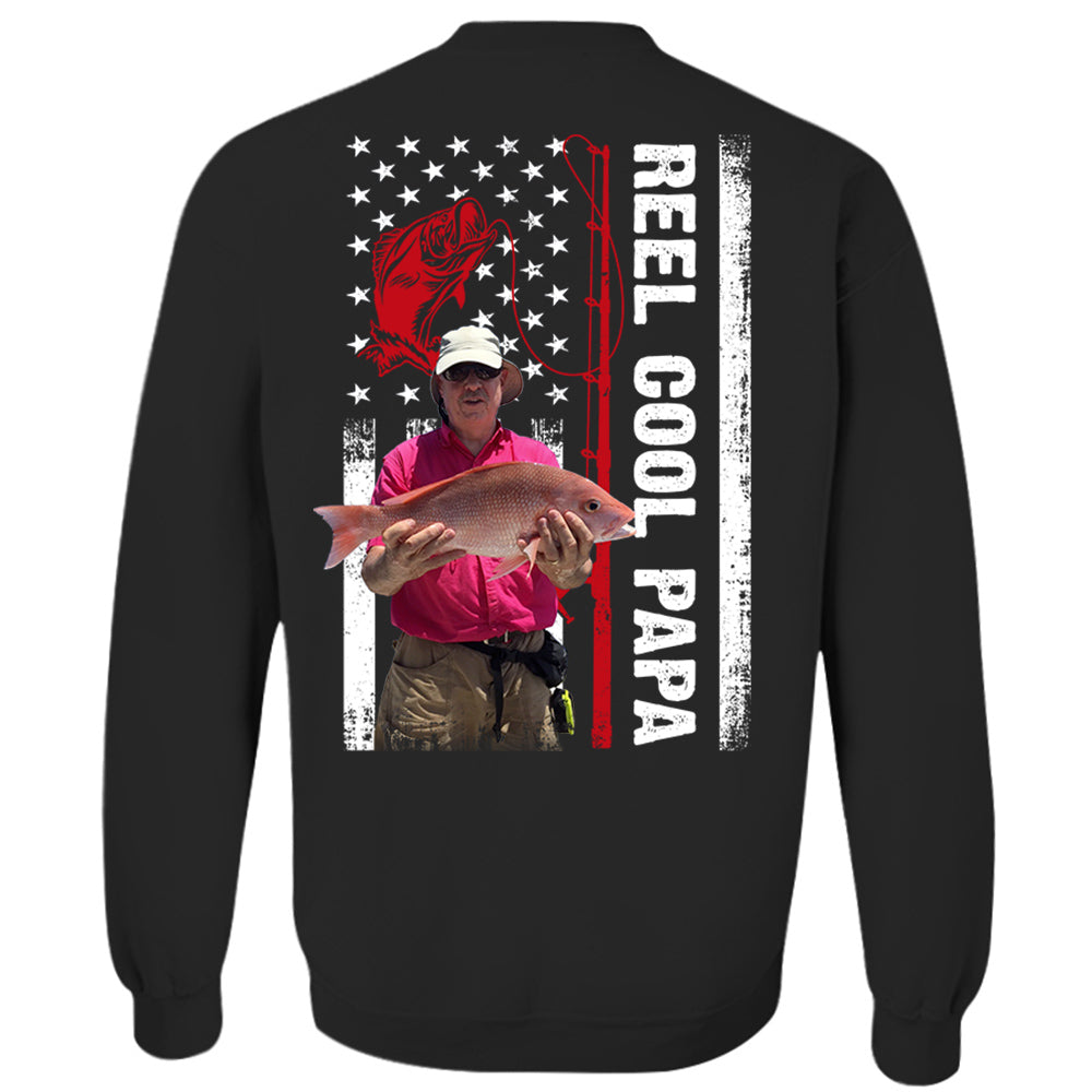 Reel Cool Papa Personalized Shirt Custom Photo And Nickname Gift For Father's Day K1702