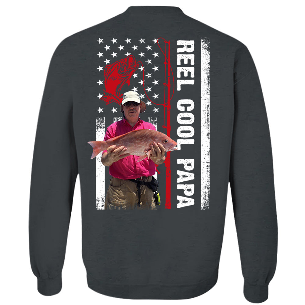 Reel Cool Papa Personalized Shirt Custom Photo And Nickname Gift For Father's Day K1702