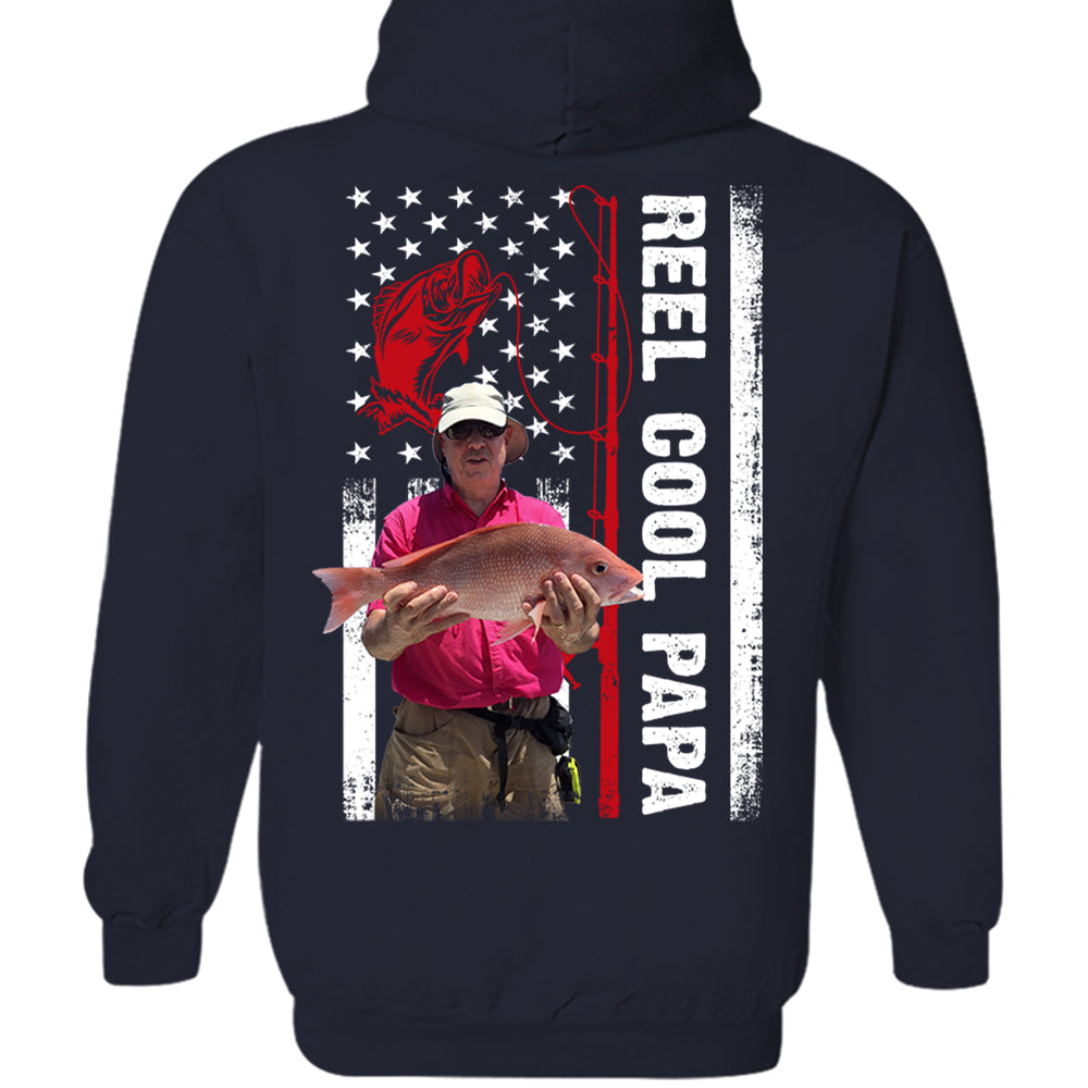 Reel Cool Papa Personalized Shirt Custom Photo And Nickname Gift For Father's Day K1702