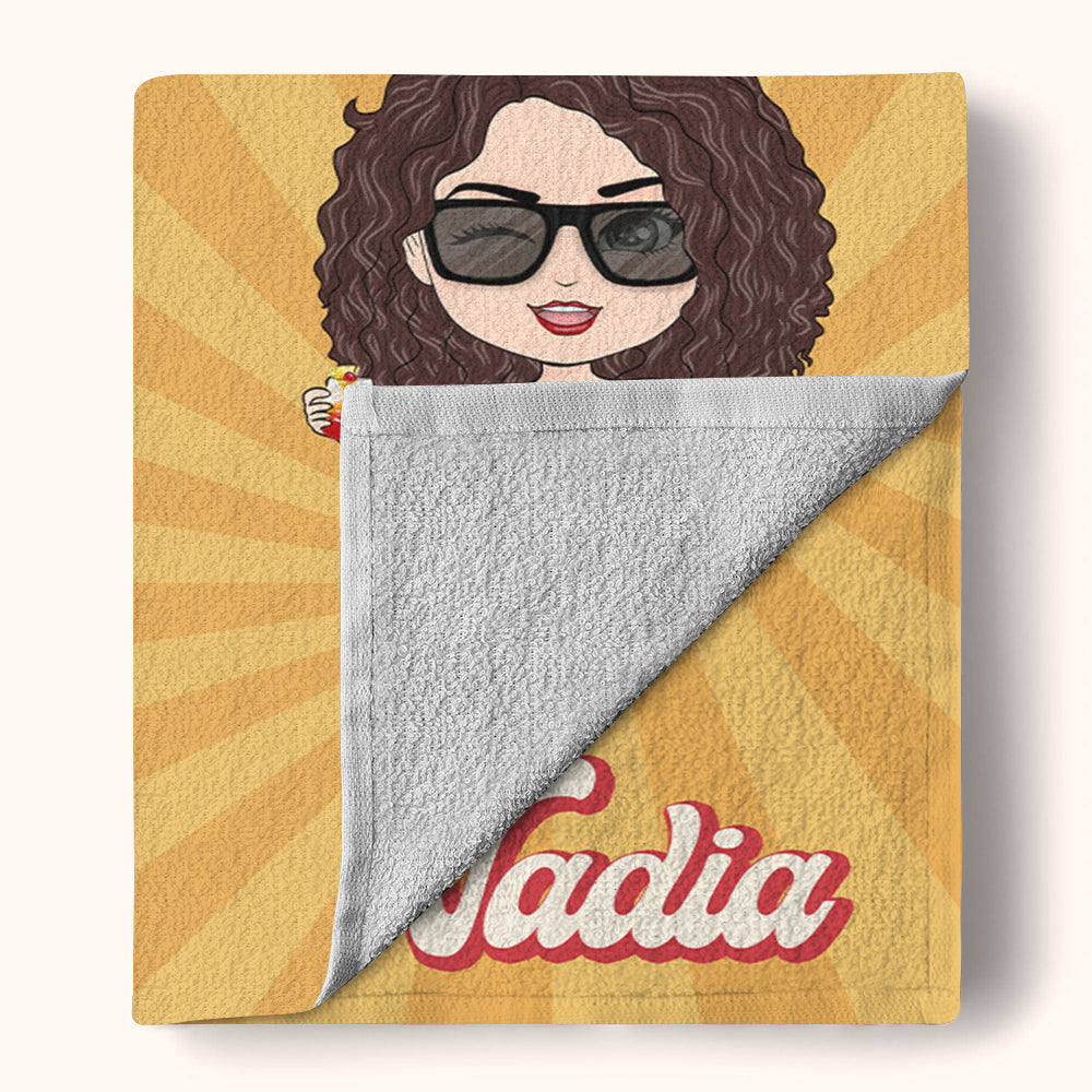 Girls Personalized Beach Towel - Gift For Best Friends Sisters Sistas BFF