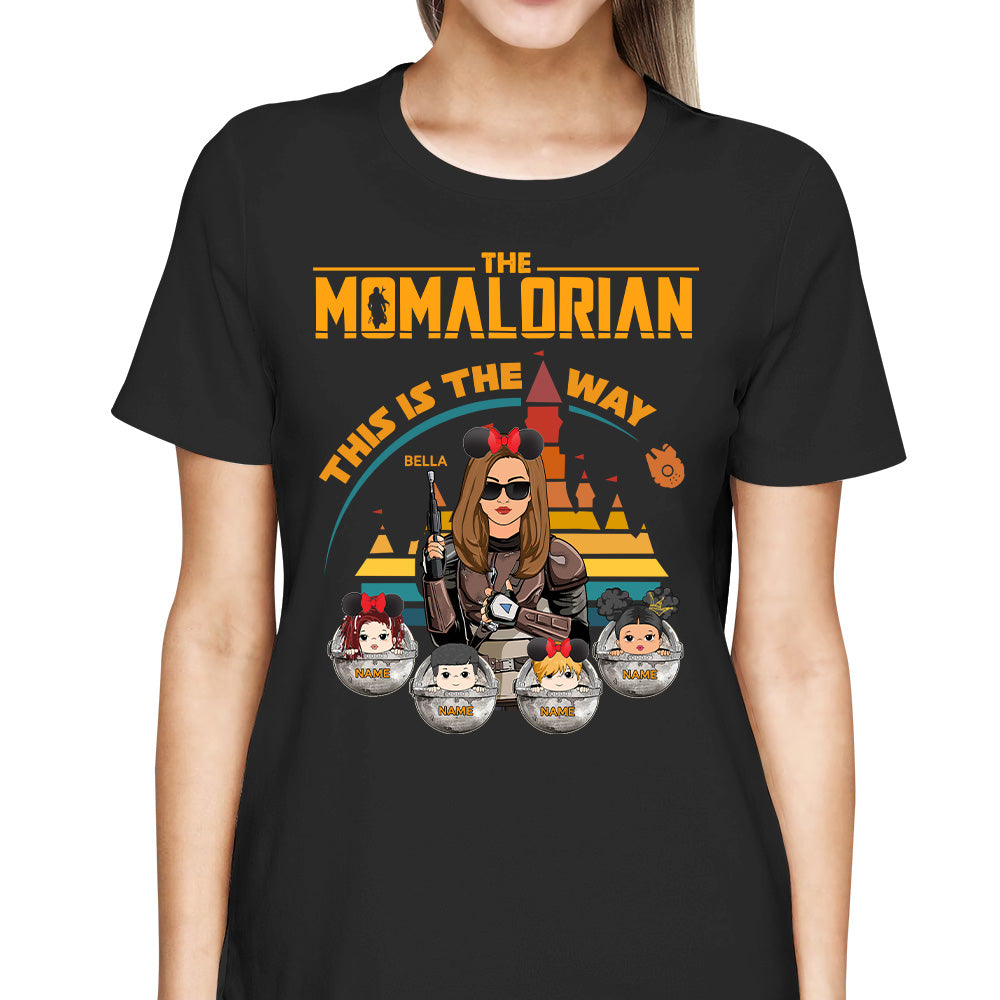 This Is The Way - Personalized Shirt For Mom Dad With Kids