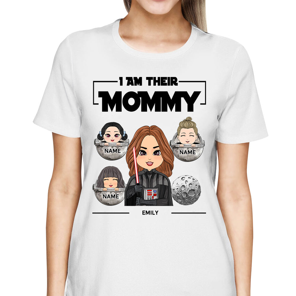 I Am Their Mother - Personalized Shirt Custom Nickname With Kids For Mom Grandma