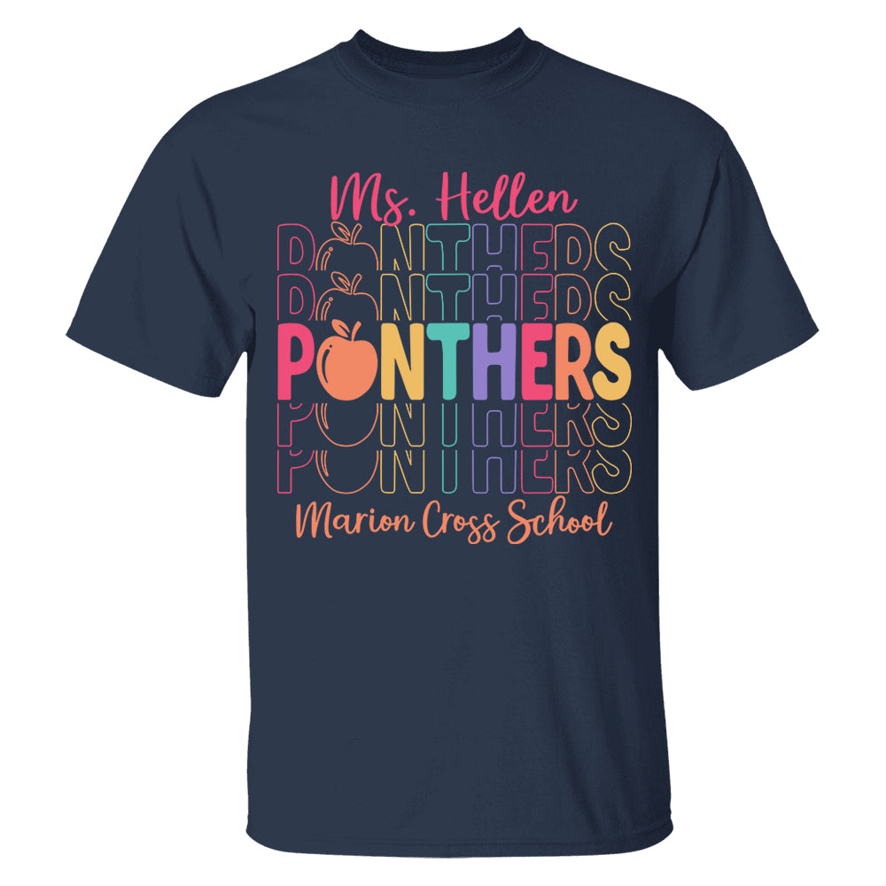School Mascot Shirt Personalized School Spirit Gift For Teacher