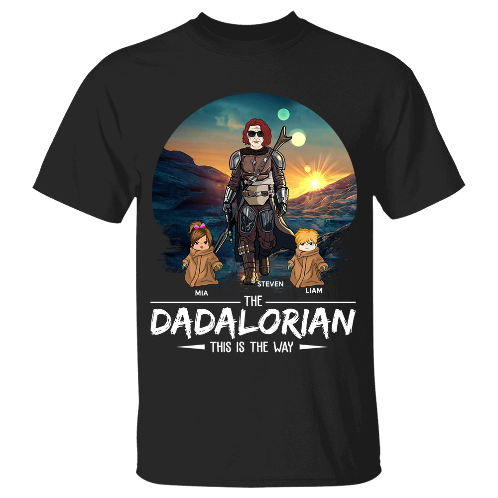 Tatooine Sunset The Dadalorian This Is The Way Personalized Shirt