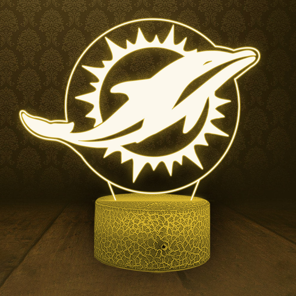 Dolphins Led Night Lamp Gift For Dolphins Lovers - Custom Gifts For Dolphins Lovers - Dolphins Night Light