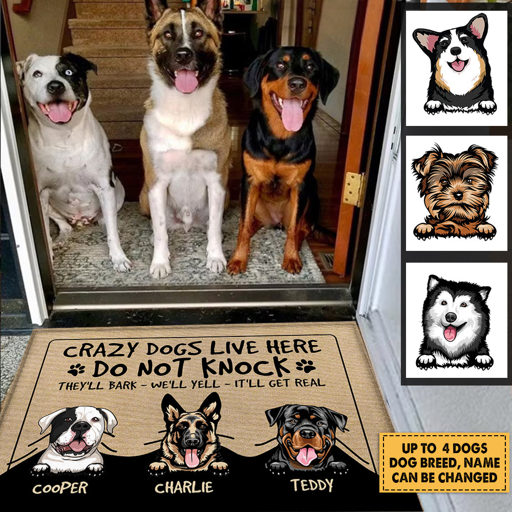 Personalized Dog Doormat, Visitors Must Be Approved By Dogs Doormat For Dog Lover H2511