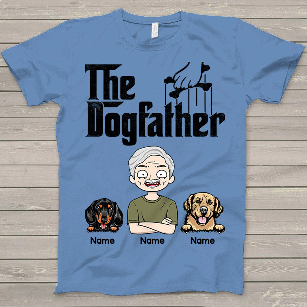 The Dog Fathers Personalized T-Shirt For Dog Dad