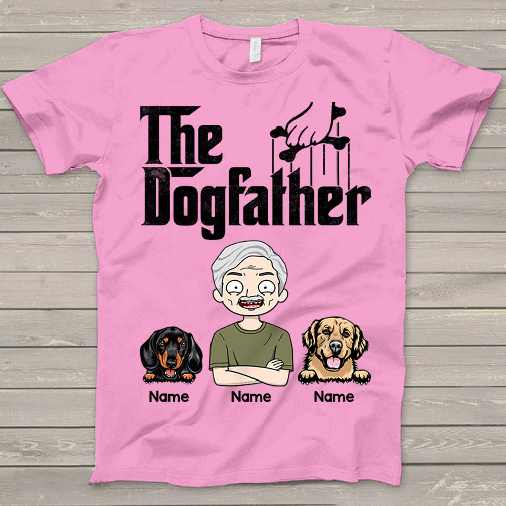 The Dog Fathers Personalized T-Shirt For Dog Dad