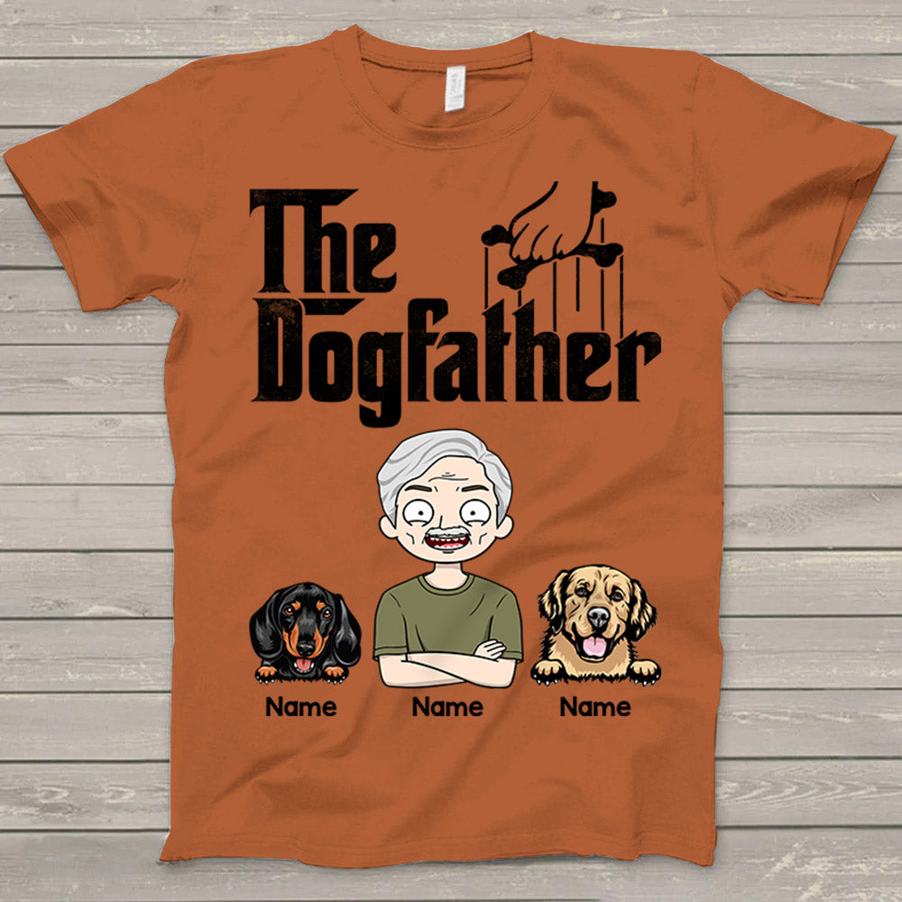 The Dog Fathers Personalized T-Shirt For Dog Dad