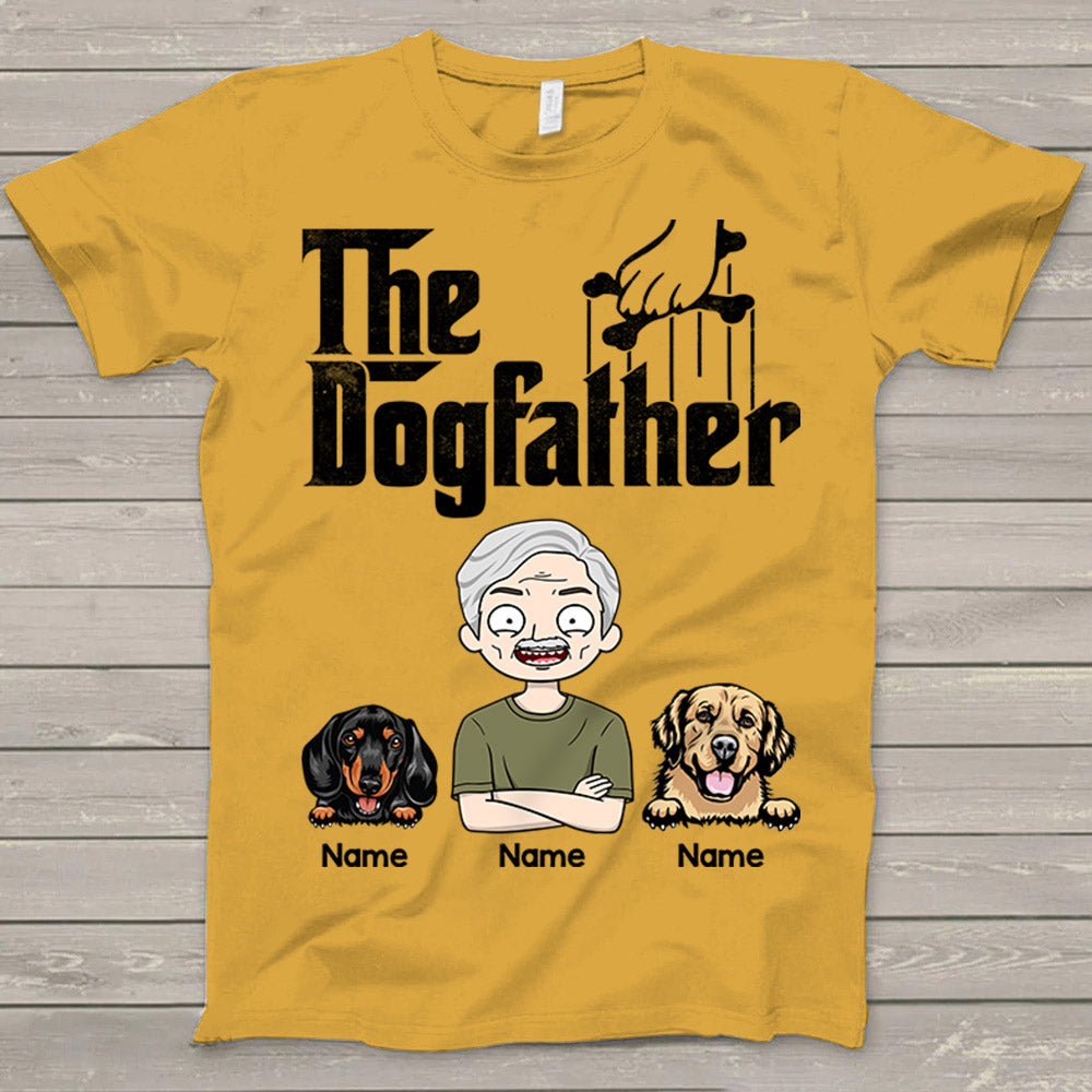 The Dog Fathers Personalized T-Shirt For Dog Dad