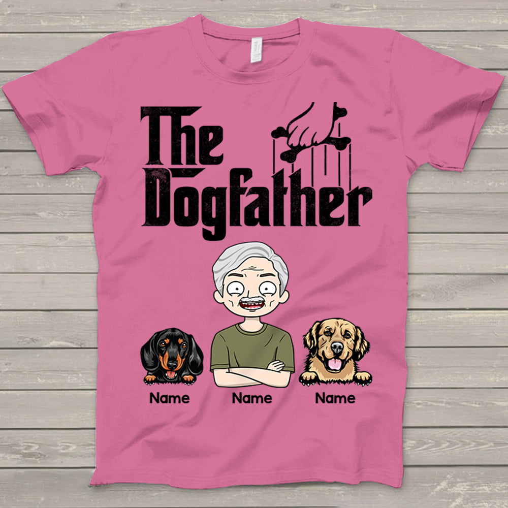 The Dog Fathers Personalized T-Shirt For Dog Dad
