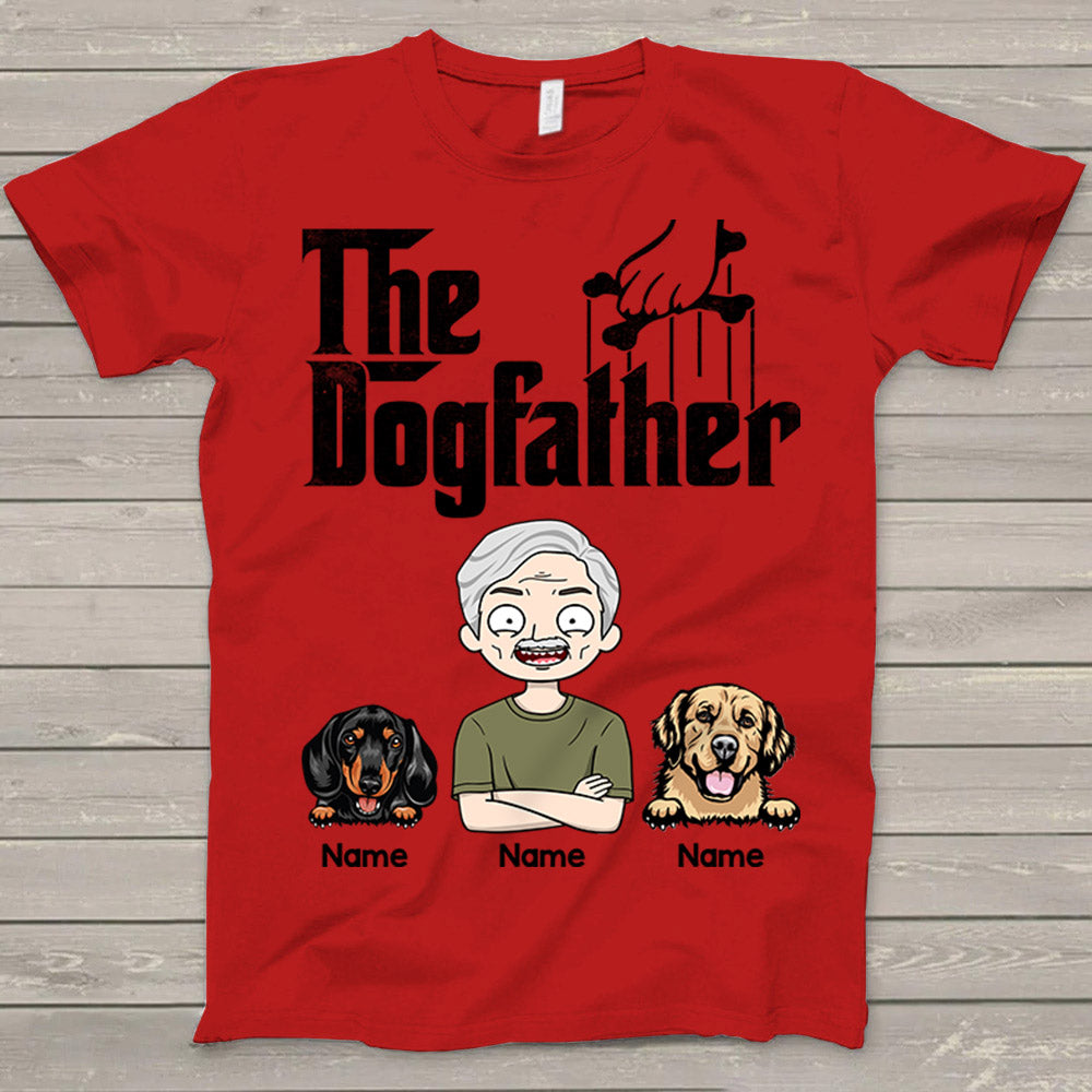 The Dog Fathers Personalized T-Shirt For Dog Dad