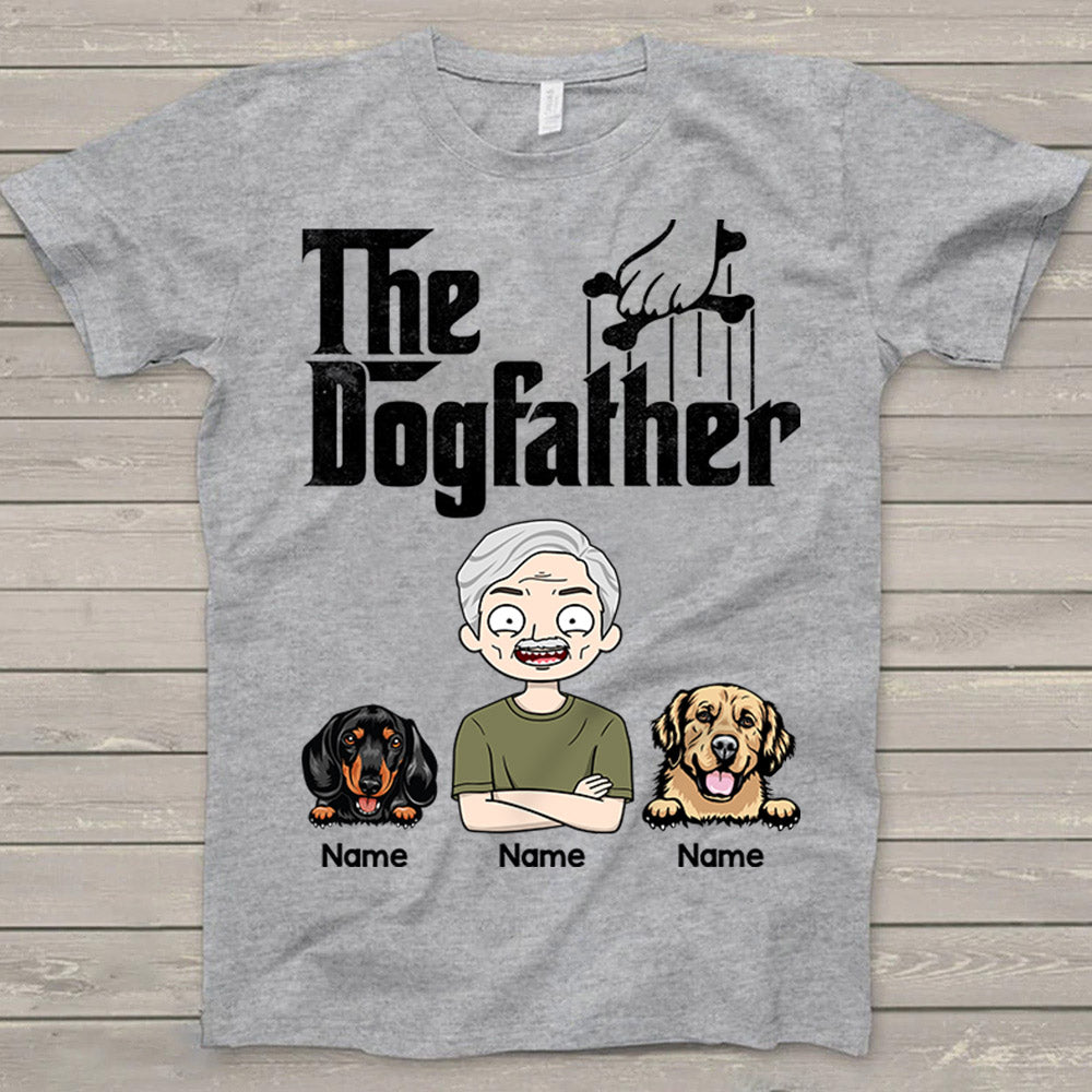 The Dog Fathers Personalized T-Shirt For Dog Dad
