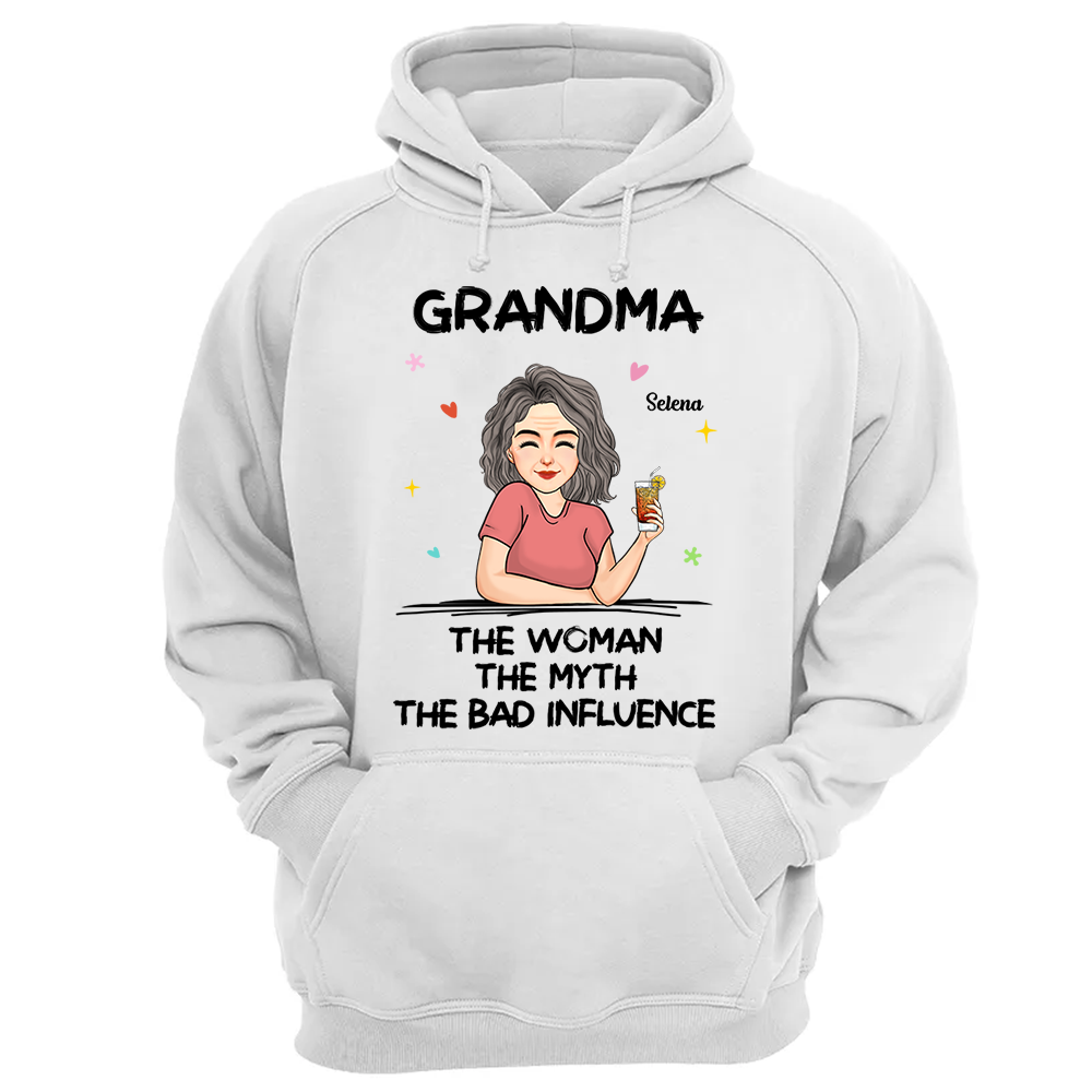 The Woman The Myth - Personalized Custom T-shirt - Mother's Day Gift For Grandma, Family Members