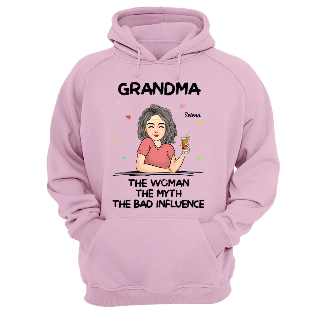 The Woman The Myth - Personalized Custom T-shirt - Mother's Day Gift For Grandma, Family Members